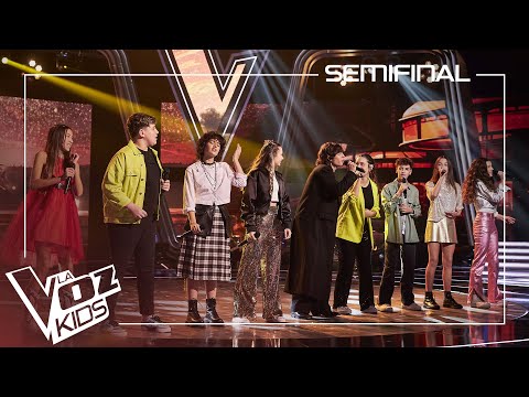 Leo Rizzi y los talents cantan "No siempre quedará París" | Semifinal | La Voz Kids Antena 3 2024