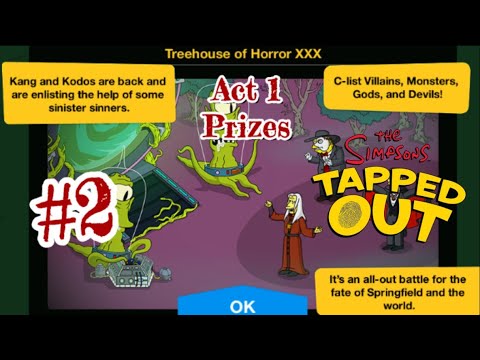 The Simpsons: Tapped Out [487] Halloween Treehouse of Horror Update (2019) Pt 2 (Act 1) {Prizes}