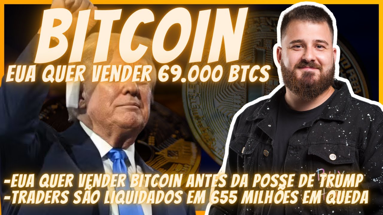 🛑 GOV AMERICANO PODE VENDER 6,5 BI USD EM BITCOIN 🛑