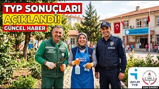 MEB TYP Bahçe Görevlisi, Temizlik Görevlisi ve Güvenlik Görevlisi Sonu