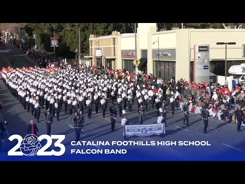 Catalina Foothills HS Falcon Band - 2023 Pasadena Rose Parade