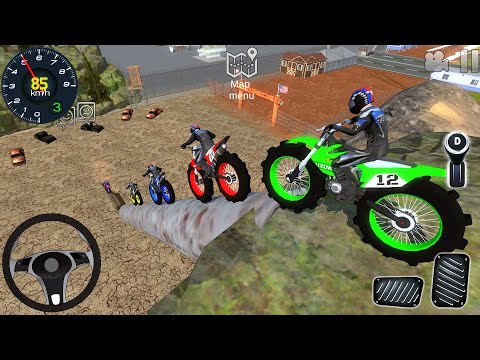 Juego De Motos - Impossible Dirt Bike Racing Tracks Simulator 3D #1 - Offroad Outlaws Gameplay [FHD]