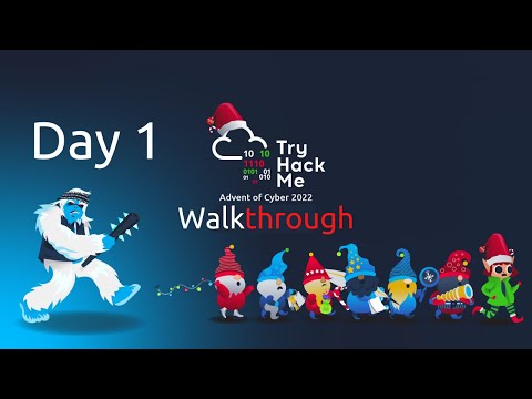 Advent of cyber 2022 Walkthrough | Day 1 Frameworks Someone's coming to town | Tryhackme