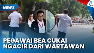 Tingkah Nyeleneh Pejabat Bea Cukai Hindari Wartawan di Gedung KPK seusai Diperiksa Kasus Suap