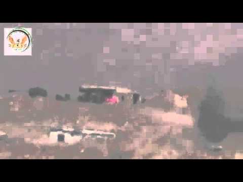 استهداف مواقع قوات النظام في تلة الكابوسية في بلدة خان الشيح في ريف دمشق بقذائف هاون عيار 120 من قبل لواء نسور الريف الغربي