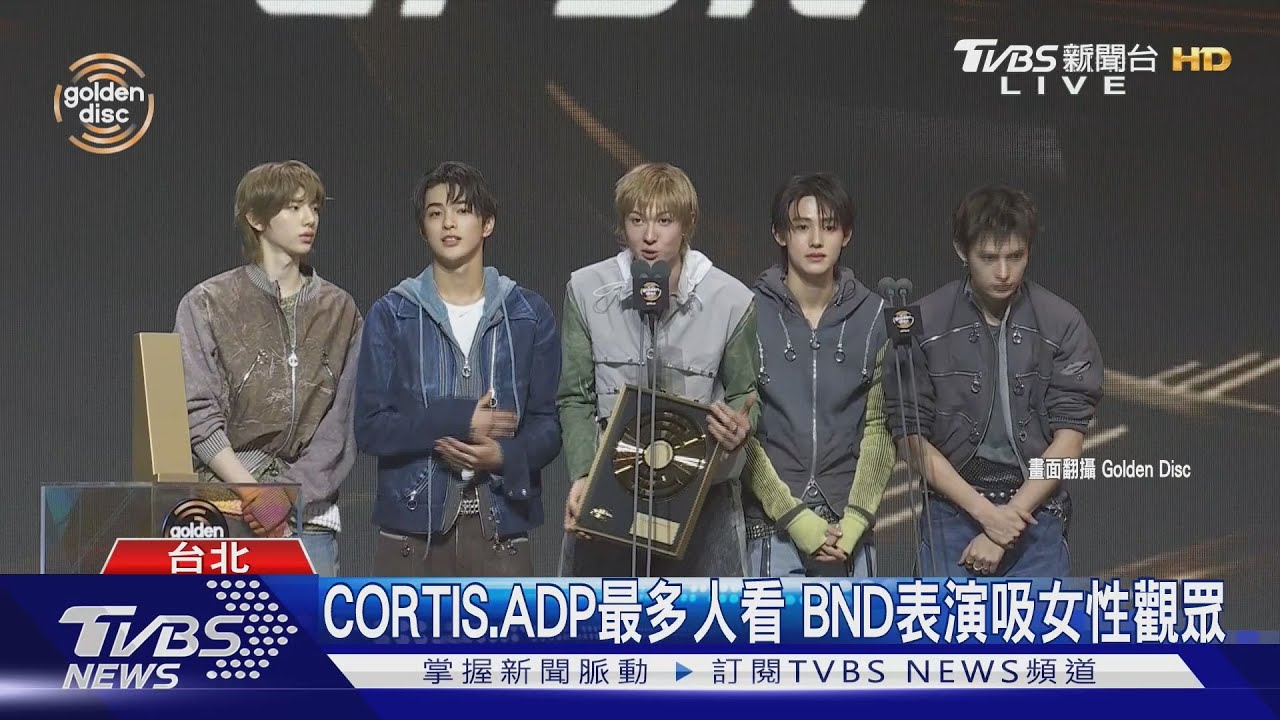 金唱片最高收視出爐!CORTIS、ADP得新人獎狂飆2.44