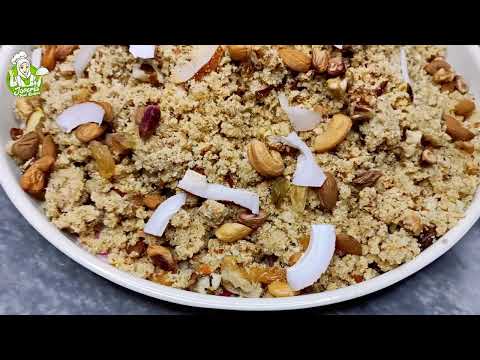 Suji & Dry Fruit Panjiri Recipe by Javeria Food Recipes