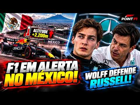 F1 EM ALERTA NO MÉXICO! MERCEDES ASSUME CULPA POR RUSSELL