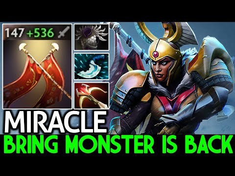 MIRACLE [Legion Commander] Bring Monster is Back Insane +600 Damage Dota 2