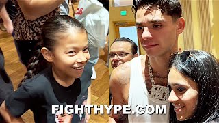 RYAN GARCIA MAKES DAY OF YOUNG "#1 FAN" BEFORE WEIGH-IN; TELLS HER "YOU'RE ALWAYS GONNA BE #1"