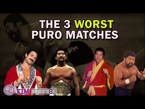 3 of the Worst Matches in Japanese Wrestling History (Although 1's American)