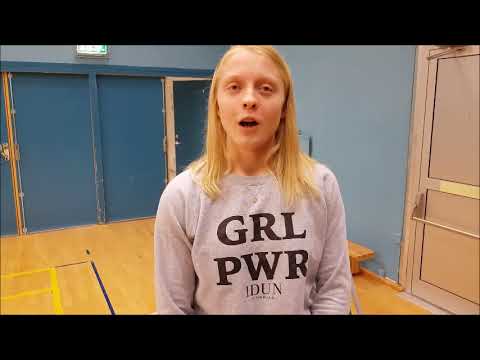 2017-11-02 Luleå  - Alvik:  pregame interview Klara Lundquist
