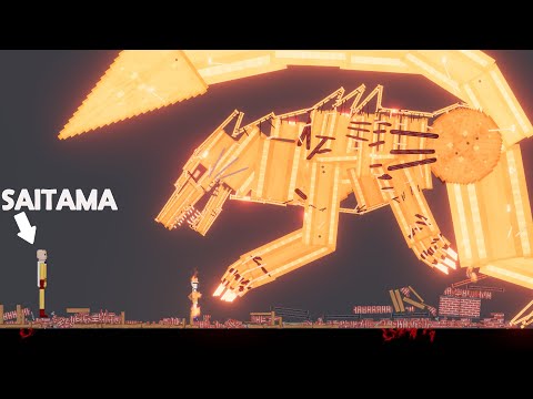 Saitama vs Naruto KURAMA Form Fighting - People Playground 1.22.3