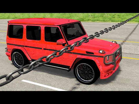 Cars vs Chain #2 – BeamNG.Drive
