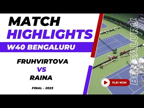 Tennis Match Highlights | Brenda Fruhvirtova Vs Ankita Raina | ITF W40 Bengaluru Singles Final 2023