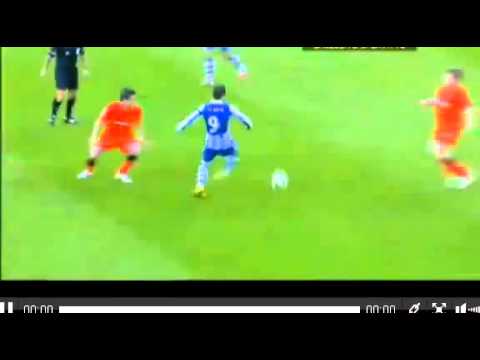 Stuani amazing goal Espanyol 2-1 Real Sociedad 31-03-2013