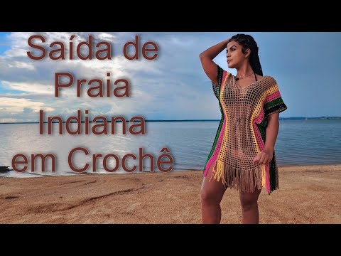 Saída de Praia Indiana em Crochê