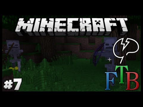 Cave Hunting! Enchanted Bows! || FTB Mindcrack Survival (1.4.7) #7