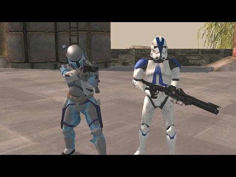 501st LEGION vs MANDALORIANS (hr.7) ~ Star Wars Mod - Men of War: Assault Squad 2