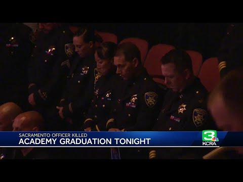 Sacramento police academy cadets honor fallen officer during graduation