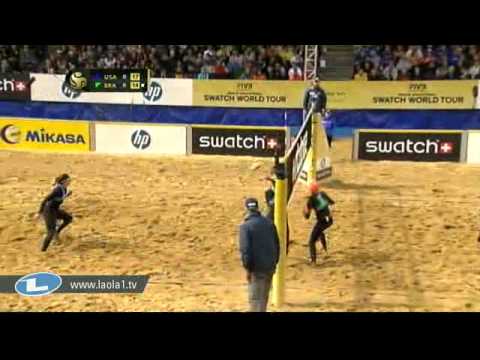 FIVB The Hague Open 2011 - Final - Larissa-Juliana (BRA) 2x0 May-Treanor-Walsh (USA)