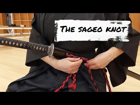 iaido: Tying the sageo