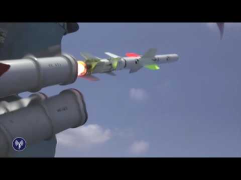 Israeli Navy destroys decommissioned ship with Harpoon missile