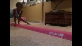 JaidynDoing A Routine On The Beam!