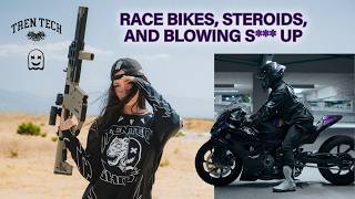 RACE BIKES, STEROIDS, AND BLOWING S*** UP !!!