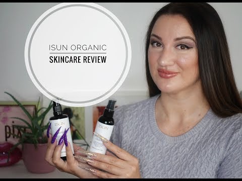 CRUELTY FREE ORGANIC SKINCARE REVIEW ISUN LAVENDER SAGE CLEANSER AND AMETHYST BODY OIL