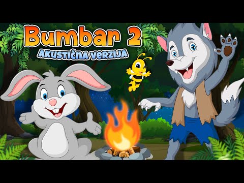 BUMBAR 2 💜 Akustična verzija 💛 Pesmica o životinjama ❤️️ Zakleo se bumbar 💚 Bumblebee song