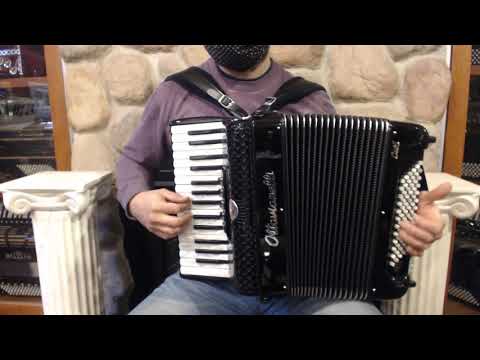 OTTACUBIIM72BK - Black Ottavianelli Cub II Piano Accordion MMM 30 72 $3299