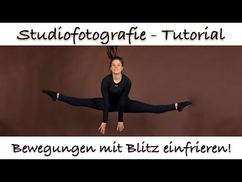 Studiofotografie Tutorial -  Bewegungen per Blitz einfrieren