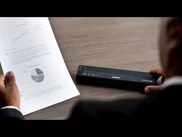 Imprimante Thermique Portable USB Brother PJ-723 Monochrome Impression A4 video