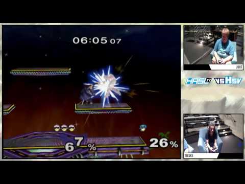 vsHsv s1e8 – j00t (CF) vs Tieske (Marth) – Winners Semis – Melee