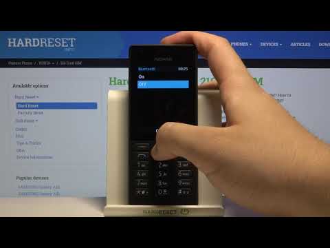 How to Turn On/Turn Off Bluetooth Connection in NOKIA 216 – Bluetooth Settings