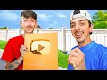 I Got 100 YouTubers To Sign My Gold Play Button!