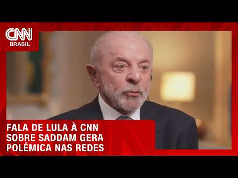 Lula cita Saddam ao criticar operações dos EUA e gera polêmica nas redes | CNN PRIME TIME