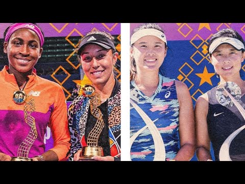 Coco Gauff/Jessica Pegula VS Xu Yifan (徐一幡)/Yang Zhaoxuan (杨钊煊) | WTA Finals 2022 | Fort Worth