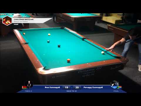 Challenge Match (Belarus) #4 - Yana Halliday vs Richard Halliday - 9 ball - |05.11.2020|