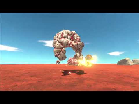 lava golem vs mecha - Animal revolt battle simulator