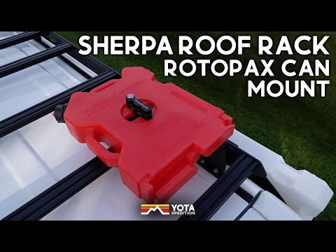 Sherpa Roof Rack Rotopax Can Mount