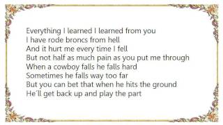 Clay Walker - A Cowboy&#39;s Toughest Ride Lyrics