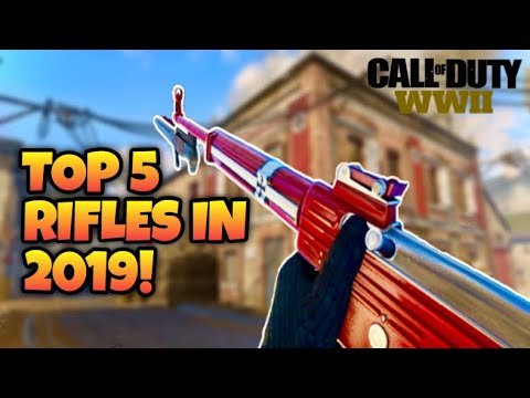 Top 5 Rifles in COD WW2 in 2019 (Call Of Duty WW2)
