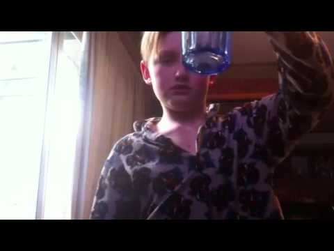 How to put a coin through glass