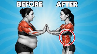 ➜ 30-Min Standing Workout to Burn Hanging Belly Fat | Slim Waist & Lose Weight Without Floor Moves
