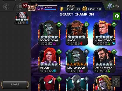 MCOC mishelyn - Ghost vs. Namor