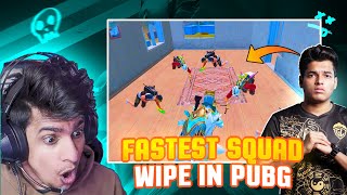 😱Worlds Fastest Squad Wipes Ever - 08 Second Cl