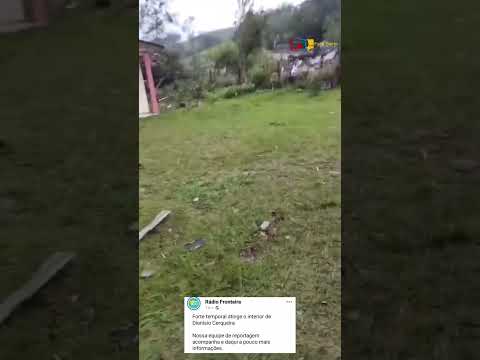 URGENTE: Forte Temporal Atinge Dionísio Cerqueira