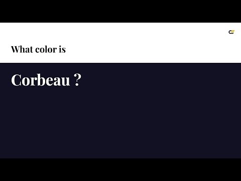 Corbeau color #111122 hex color - Blue color - Warm color 111122